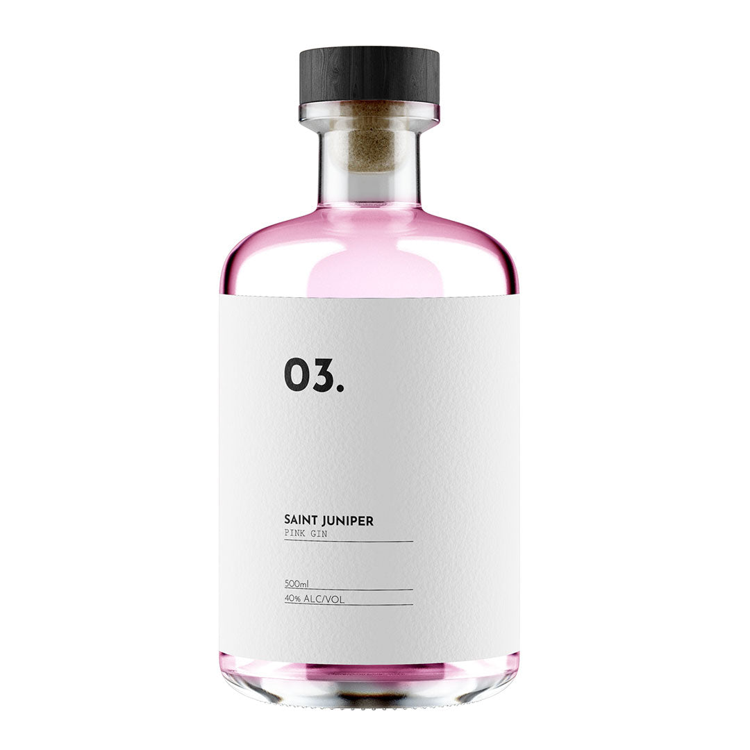 Raspberry & Finger Lime Pink Gin - Vibrant & Elegantly Floral - Saint Juniper